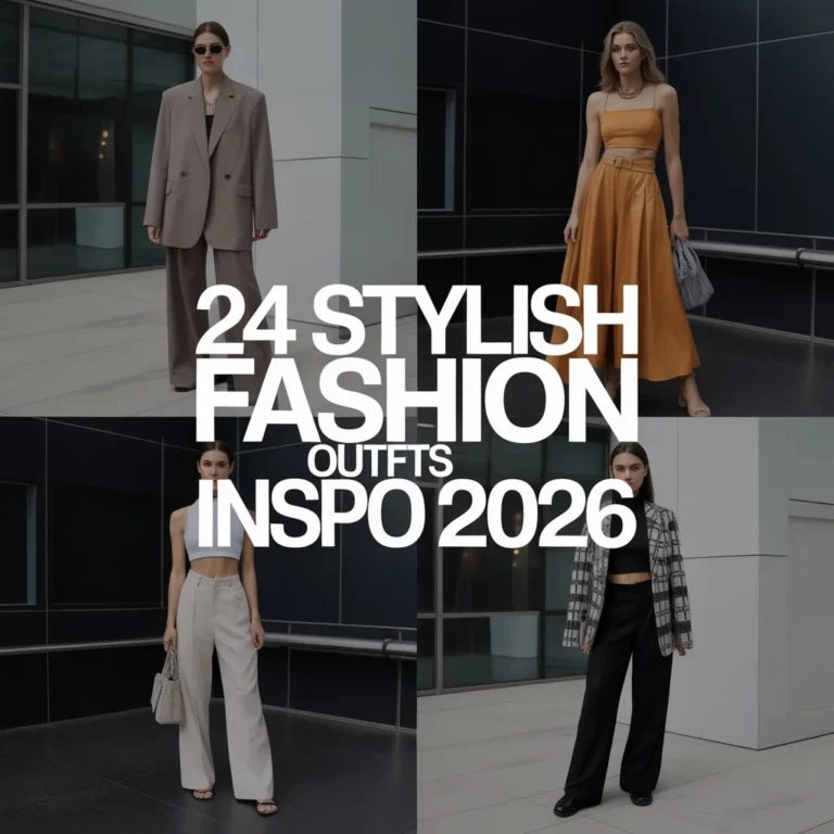 24 Stylish Fashion Outfits Inspo 2026: Fresh Looks to Try This Year