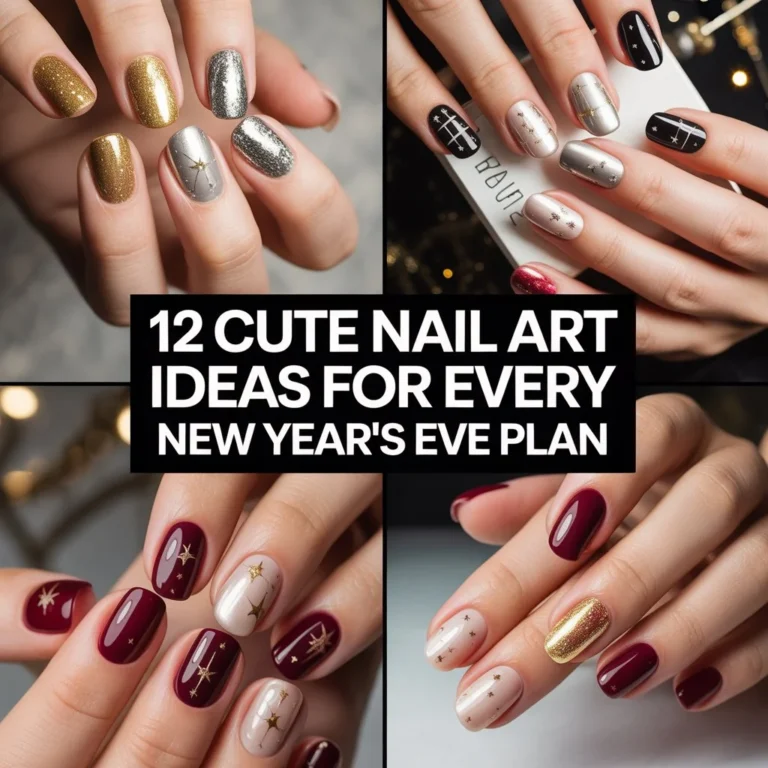 12 Cute Nail Art Ideas for Every New Year’s Eve Plan