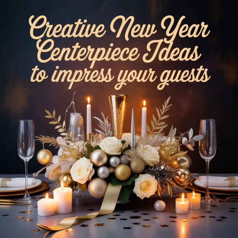 Creative New Year Centerpiece Ideas to Impress Your Guests